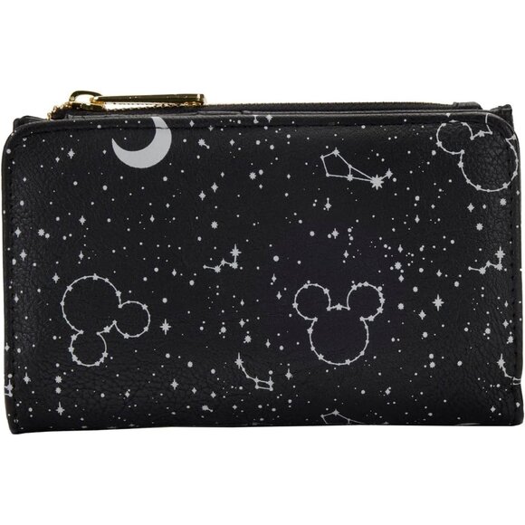 Disney Mickey Constellation Glow in Dark Bifold Wallet for Adults - Picture 3 of 5